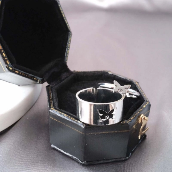 Butterfly Couple Ring - Image 3