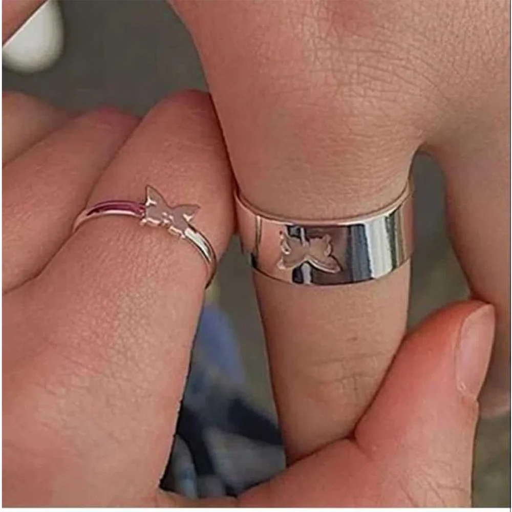 Butterfly Couple Ring