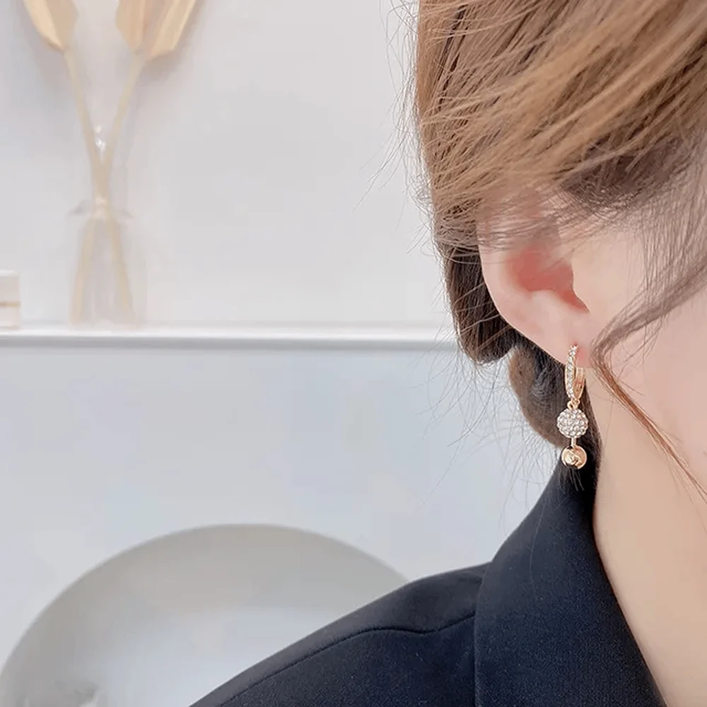 Fancy Golden Pearl Earring - Image 3