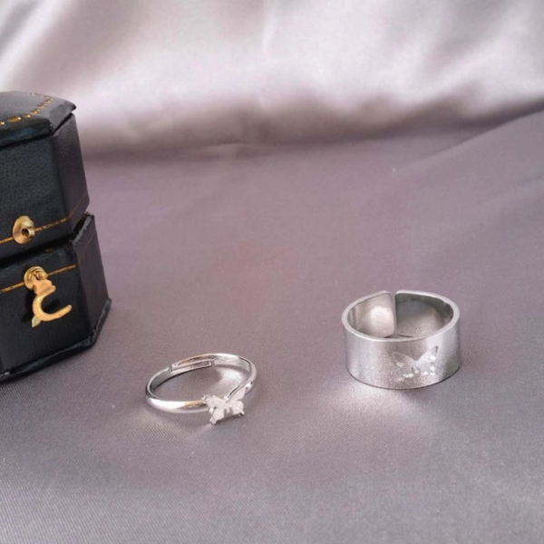 Butterfly Couple Ring - Image 5